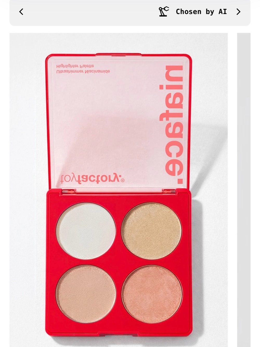 Toy factory  Niaface Ultrashimmer Highlighter Palette